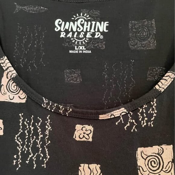 New Sunshine Raised Beach Swim Suit Coverup Dress Black Pink Women’s L XL - Picture 3 of 3